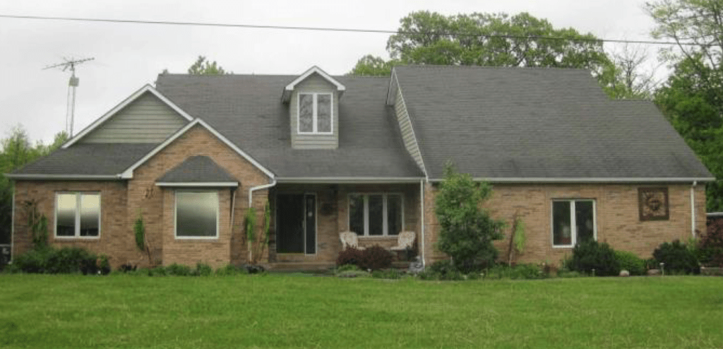 hail damage roof replacement danville before