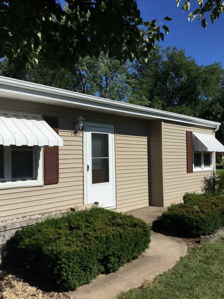 new gutters and siding installation in crawfordsville in