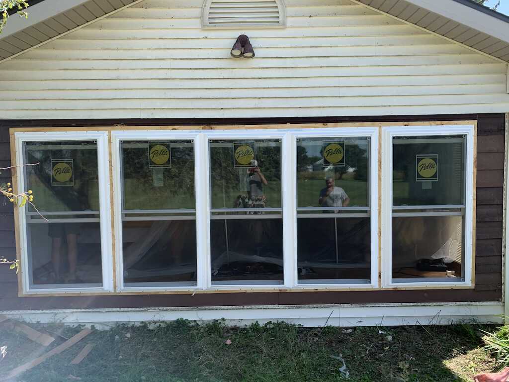 Energy saving Pella windows installation in Champaign Urbana, IL