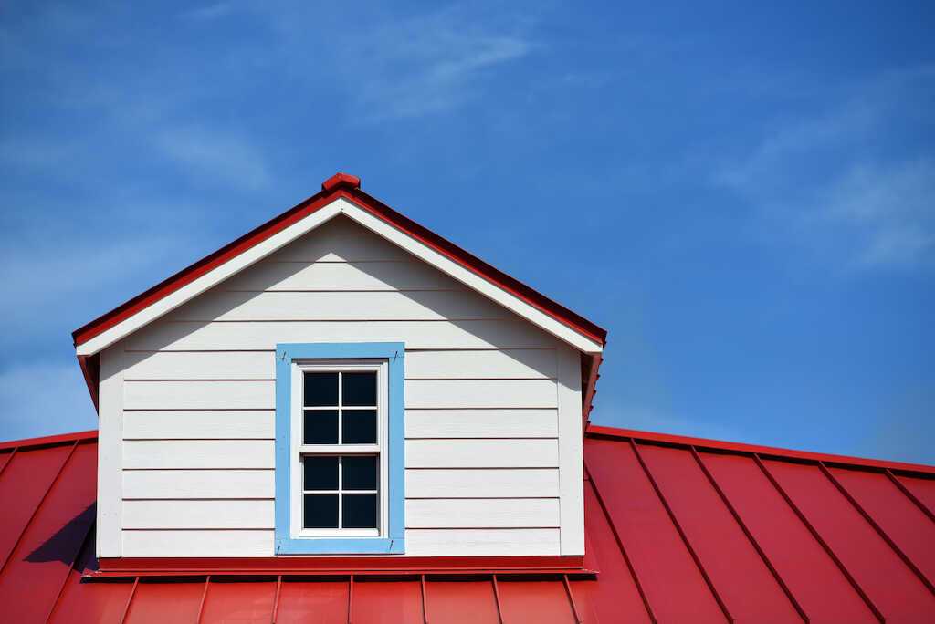 metal shingle roof