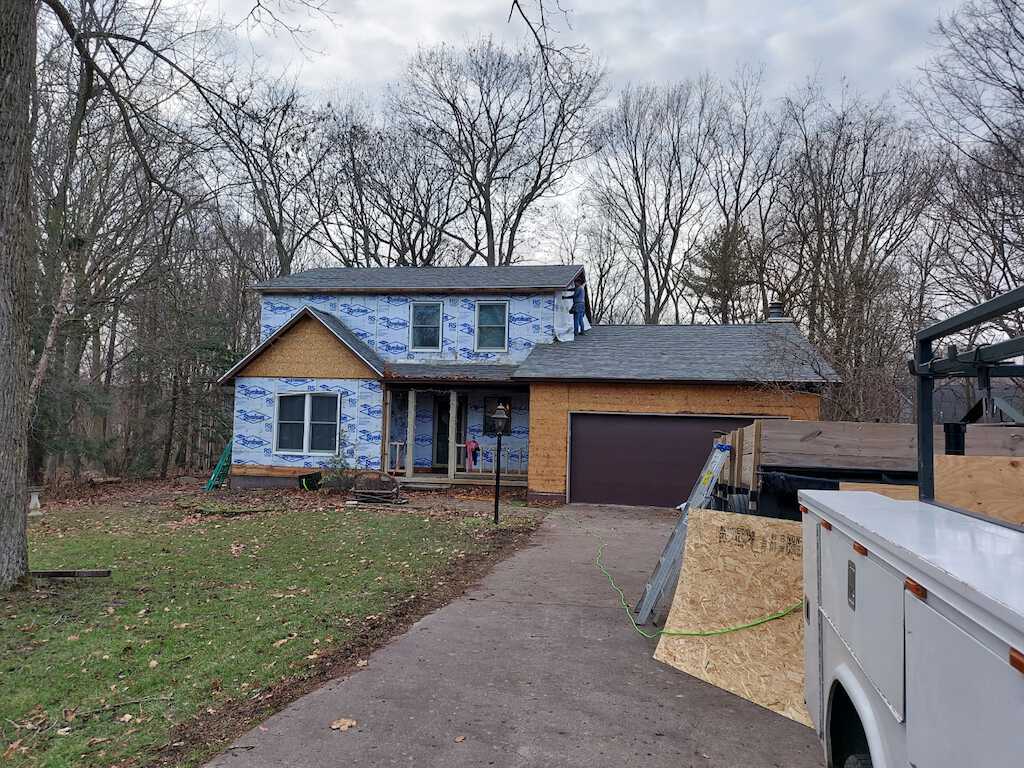 hail damaged home roof siding and gutter repair in lafayette in Hail Damaged Home Roof, Siding & Gutter Repair in Lafayette, IN