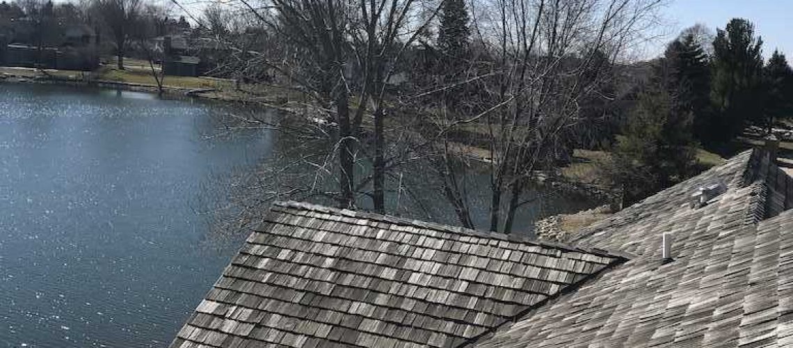 Hail Storm Damaged Roof repair in Champaign, IL