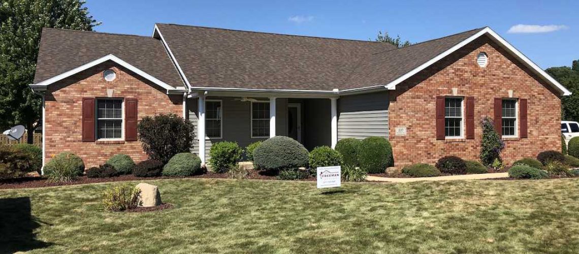 New Owens Corning roof replacement in Danville, IL