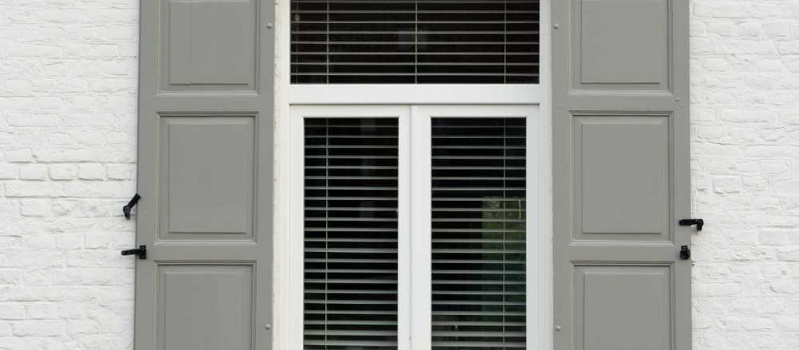 window shutter installation