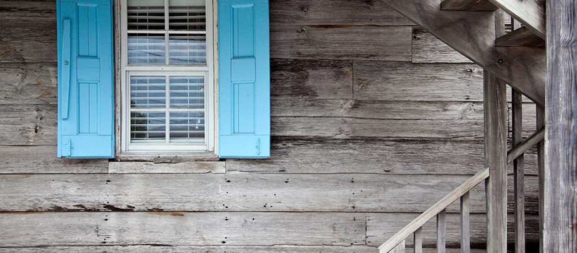 window shutter installation